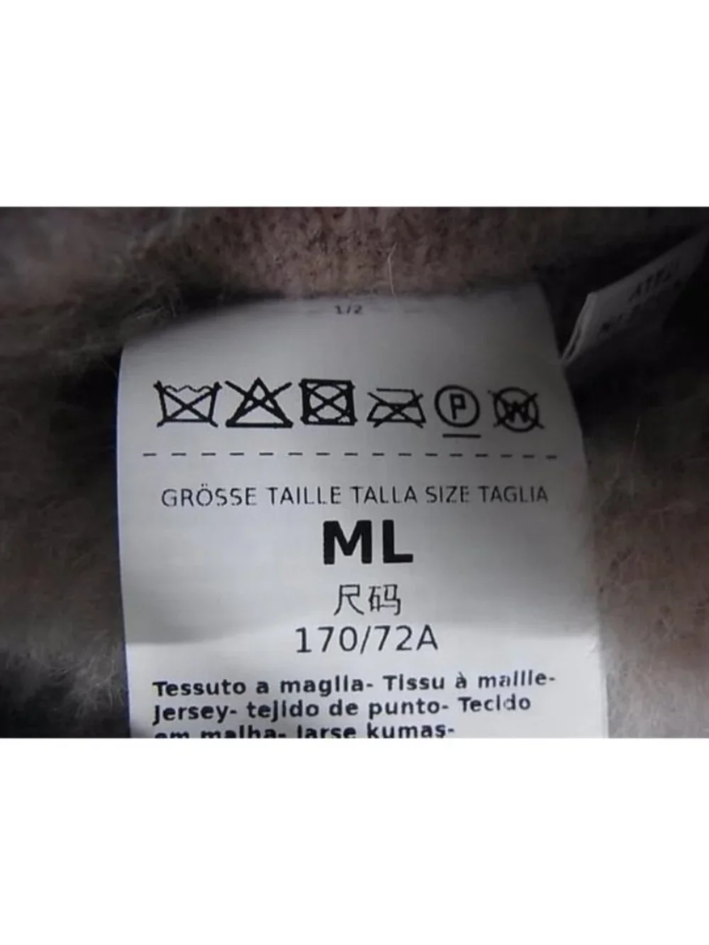 Max Mara Teddy Bear Alpaca Wool Fur Mittens ML Light Beche Gloves